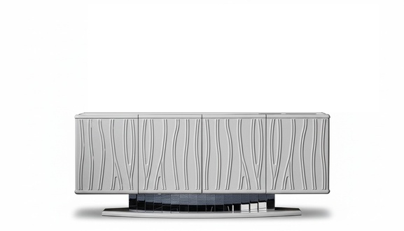 White modern wooden sideboard