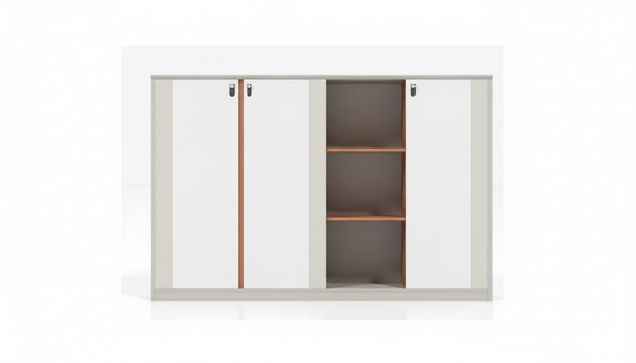 White office cabinet file cabinet document storage work cabinet office organizer