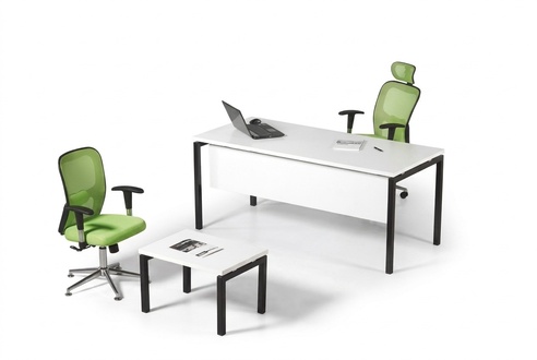 White Office Set 2 pcs Study Office Furniture Complete New Furniture