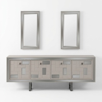 White Sideboard Sideboard Cabinet Chest of Drawers Wooden Cabinet Wood Dining Room