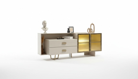 White Sideboard Designer Sideboard Modern Cabinets Luxury Chest of Drawers