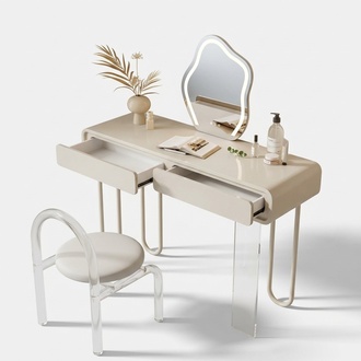 White dressing table with drawers dressing table luxury cosmetic table
