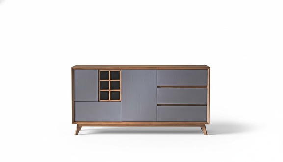 Wine Cabinet Dresser Side Low Board Chests of Drawers Shelves New