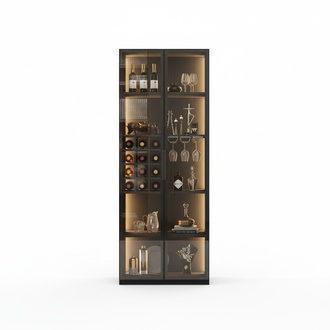 Hanging cabinet glass cabinet wall showcase wall cabinet