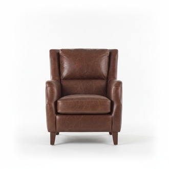 Wing chair armchair living room armchair upholstered armchair vintage genuine leather armchair New
