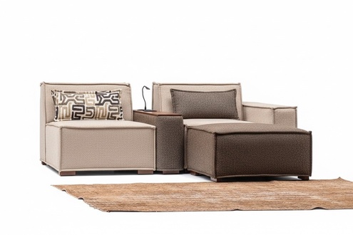 Living area sofa couch set seating group lounge upholstery set 3+1