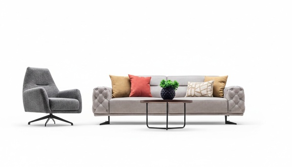Living room sofa couch set seating group lounge upholstered furniture 3+1