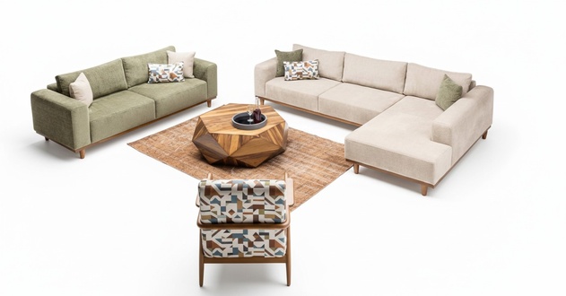 Living room sofa, sectional couch, lounge sofa, upholstered landscape, corner sofa, corner set.