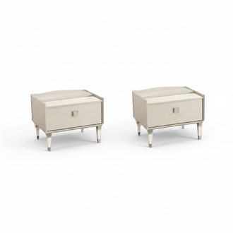 Wood Bedroom 2 Nightstands Luxury Furniture Design Modern Complete
