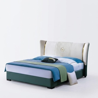 Wood Design Bed Double Luxury Marriage Modern Hotel Frame Sleep Room Beds