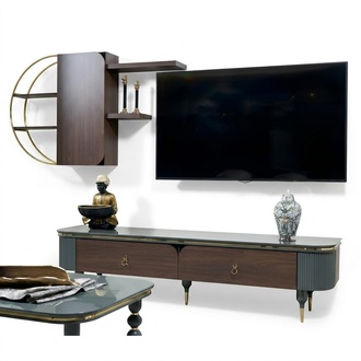 Wood design tv furniture shelves cabinet walls shelf living wall cabinets side low board