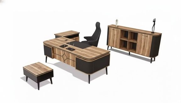 Wooden desk study office furniture designer furniture 220x90 table