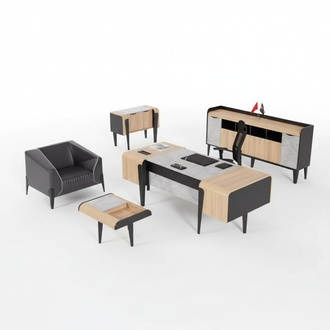 Wooden furniture study furniture complete set desk cabinets furniture
