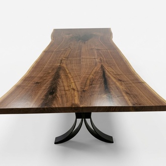 Wood table dining table Real wood designer kitchen table Massive tables 1sqm price
