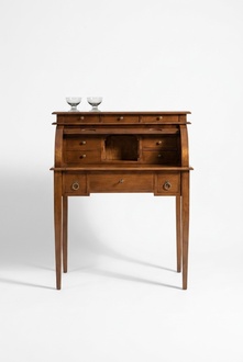 Desk Secretary office furniture solid wood secretary desk desk brown
