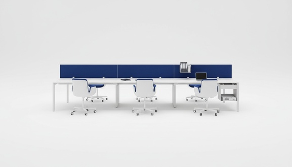 Work Table Counter 6 persons Workroom Office Furniture Table Tables