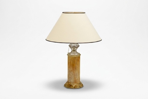 Design classic style decorative acrylic table lamp with a shade, 67cm high