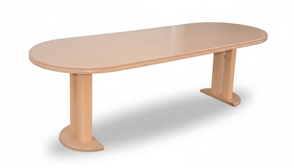 XXL Big Designer Conference Table Wooden Tables Meeting Dining Table 240cm