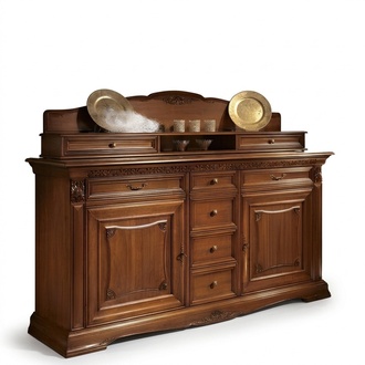 xxl Buffet Commode Chests of drawers Cupboard Baroque Rococo Sideboard Console Shelf Real Wood