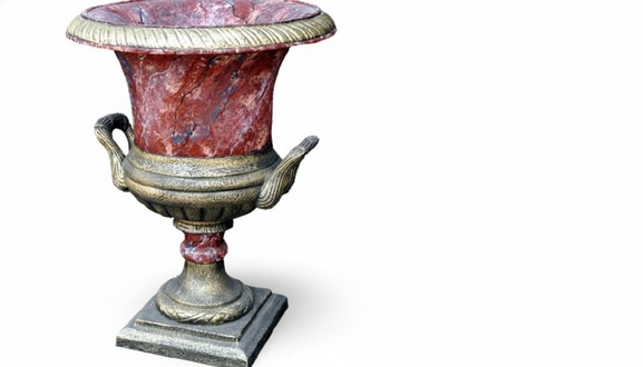 Decorative gobel vase in antique greek style made of acrylic, model - 0880, 54cm height
