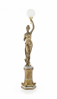 XXL Design Floor Lamp Stand Lamp Sculpture Figure Statue 227cm