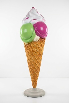 XXL ice cream parlor advertising stand figure garden/shop decoration B363
