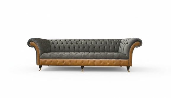 XXL Sofas Chesterfield Upholstery Design Luxury Sofa 4 Seater Leather Couches Couch