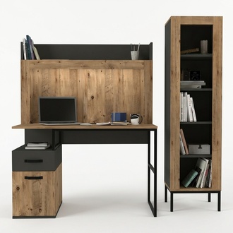 Youth room set desk bookshelf children\'s room complete modern cabinets