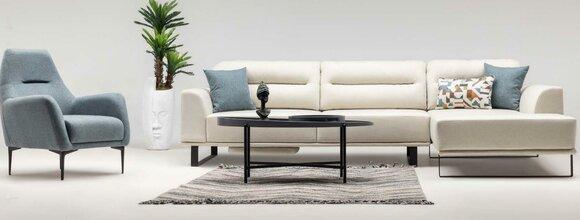 Sofa set corner sofa L shape armchair fabric sofa upholstered sofa beige couch