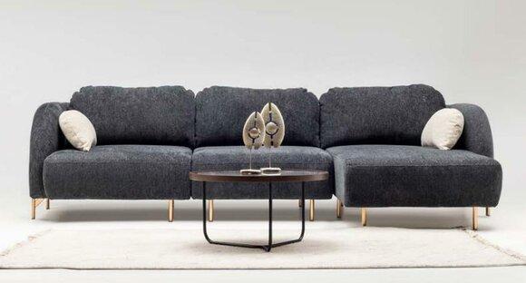 Corner sofa L shape upholstered sofa fabric sofa couch grey sofa couch fabric