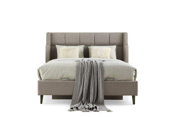 Bed Double bed Bed frame Bed frames Wooden bed Bedroom Grey