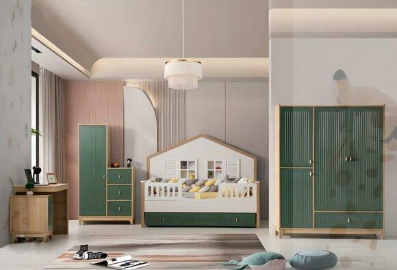 Children\'s room set Consists of bed 2x wardrobe and desk