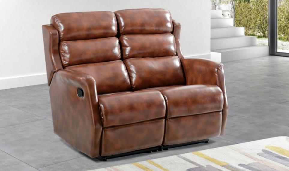 Sofa 2 seater brown sofas style luxury living room modern design upholstery
