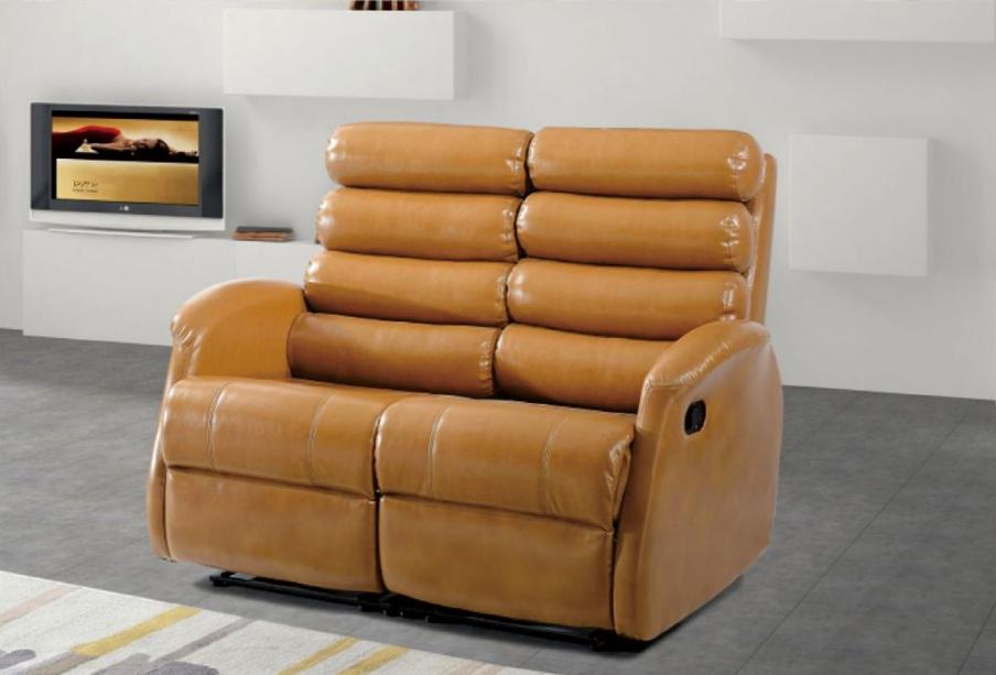 Modern two seater couch upholstery design sofa seat living room furniture brown
