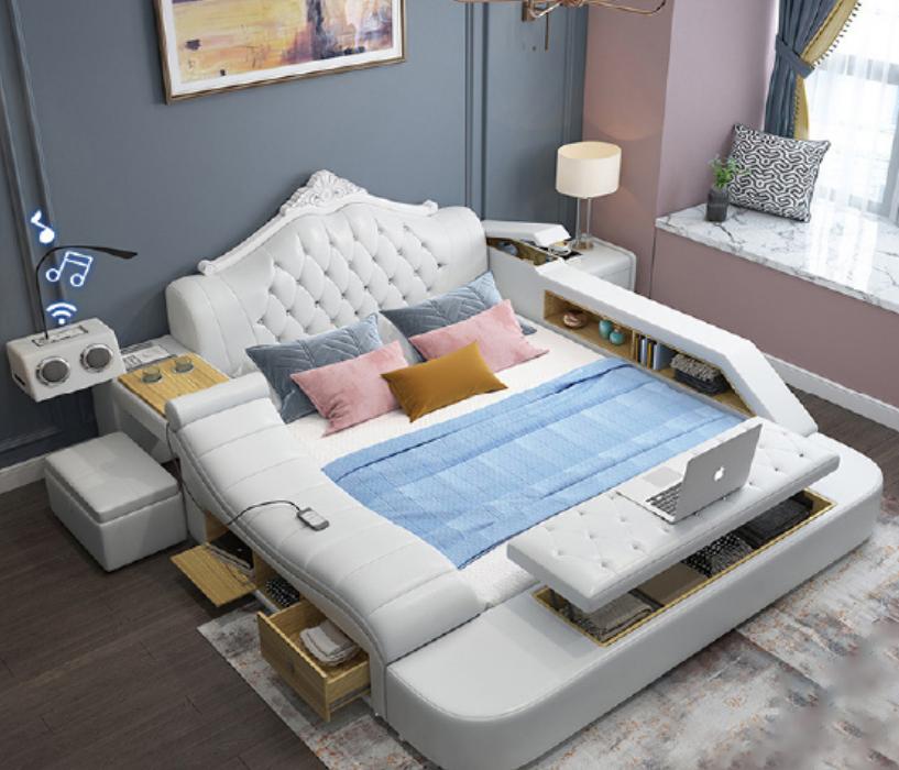 Multifunctional bed Luxury beds Multifunctional bedroom 180x200