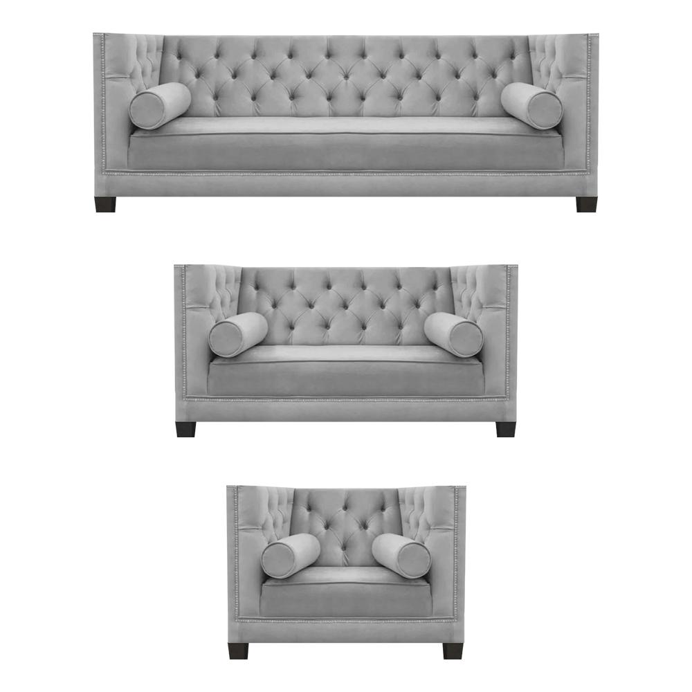 Luxury Living Room Modern Sofa Set 2x Sofas New Armchair Sets