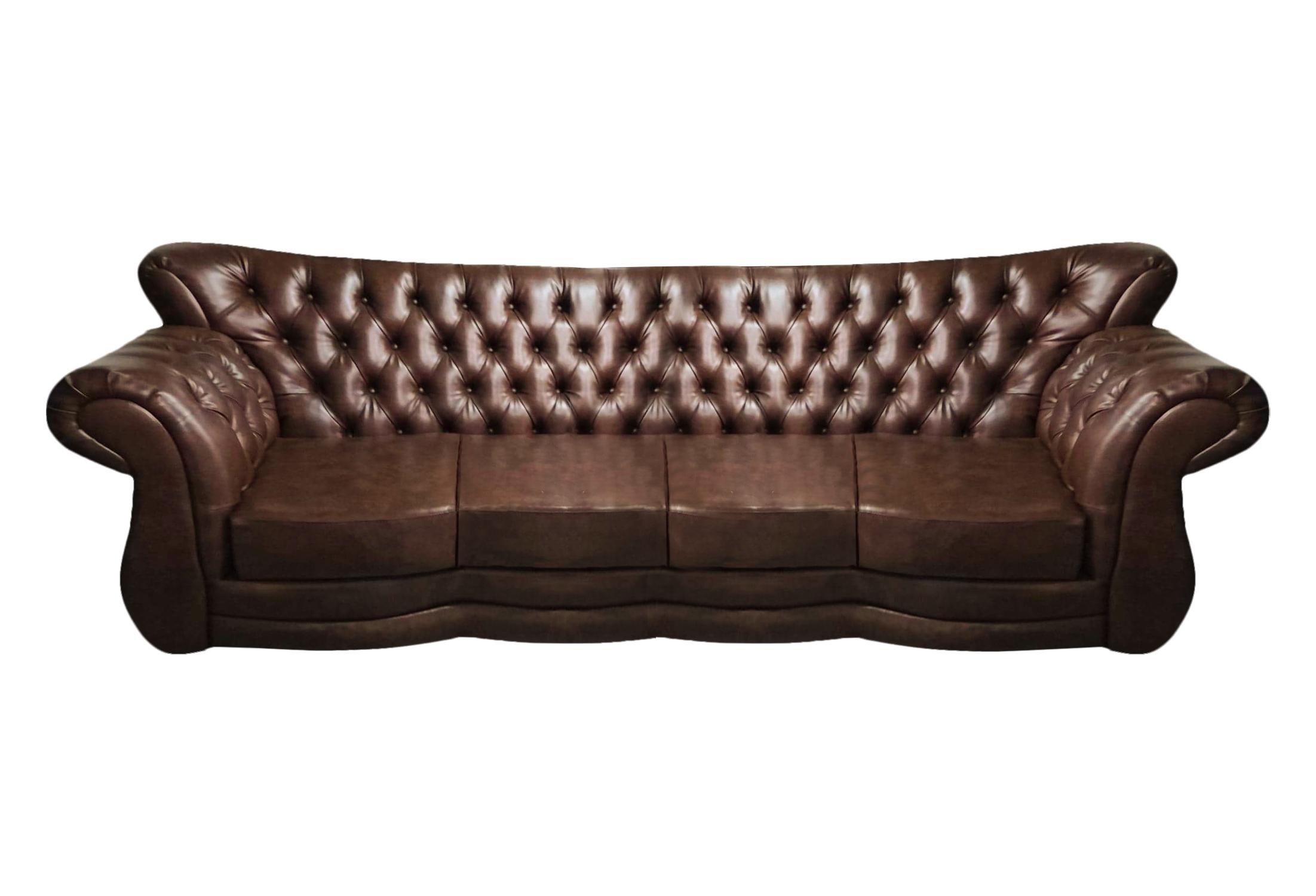Living room luxury four seater sofa couch leather living room furnishings