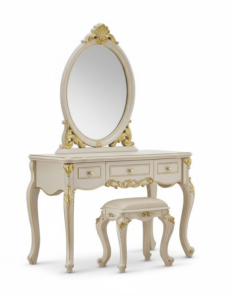 Elegant Dressing Table Vanity Table with Mirror & Nightstands IMMEDIATELY SOFORT