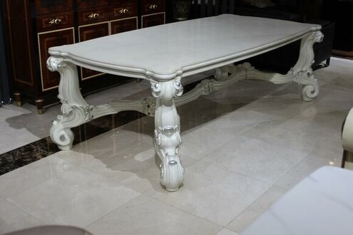 Dining table table dining room living room tables wood baroque dining tables antique On Stock