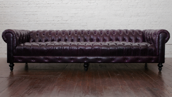 XXL Big Sofa Couch Chesterfield 270cm 5 seater leather textile sofas Lounge Club
