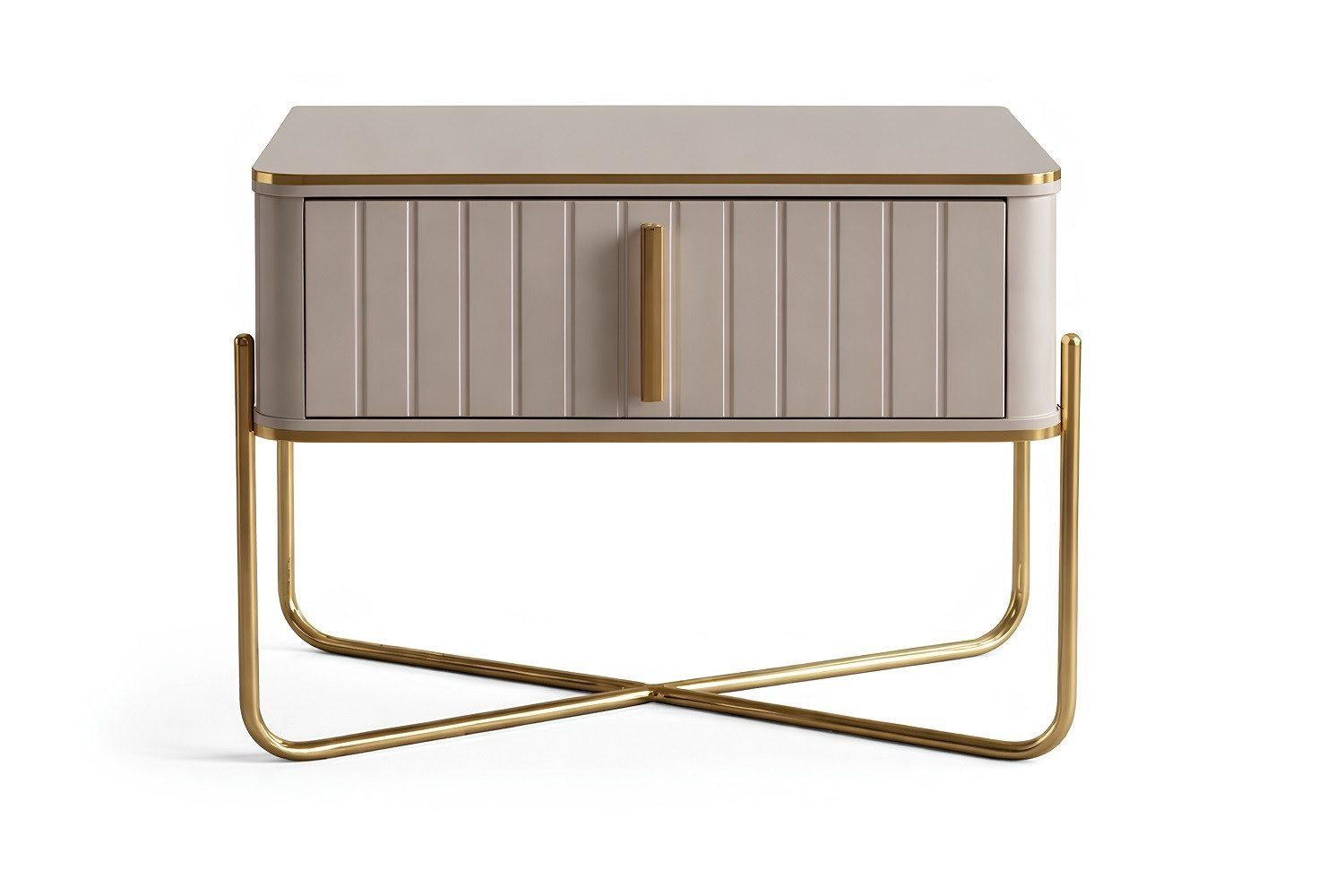 Bedside Table Elegant Nightstands with Drawer and Open Shelf Immediate SOFORT