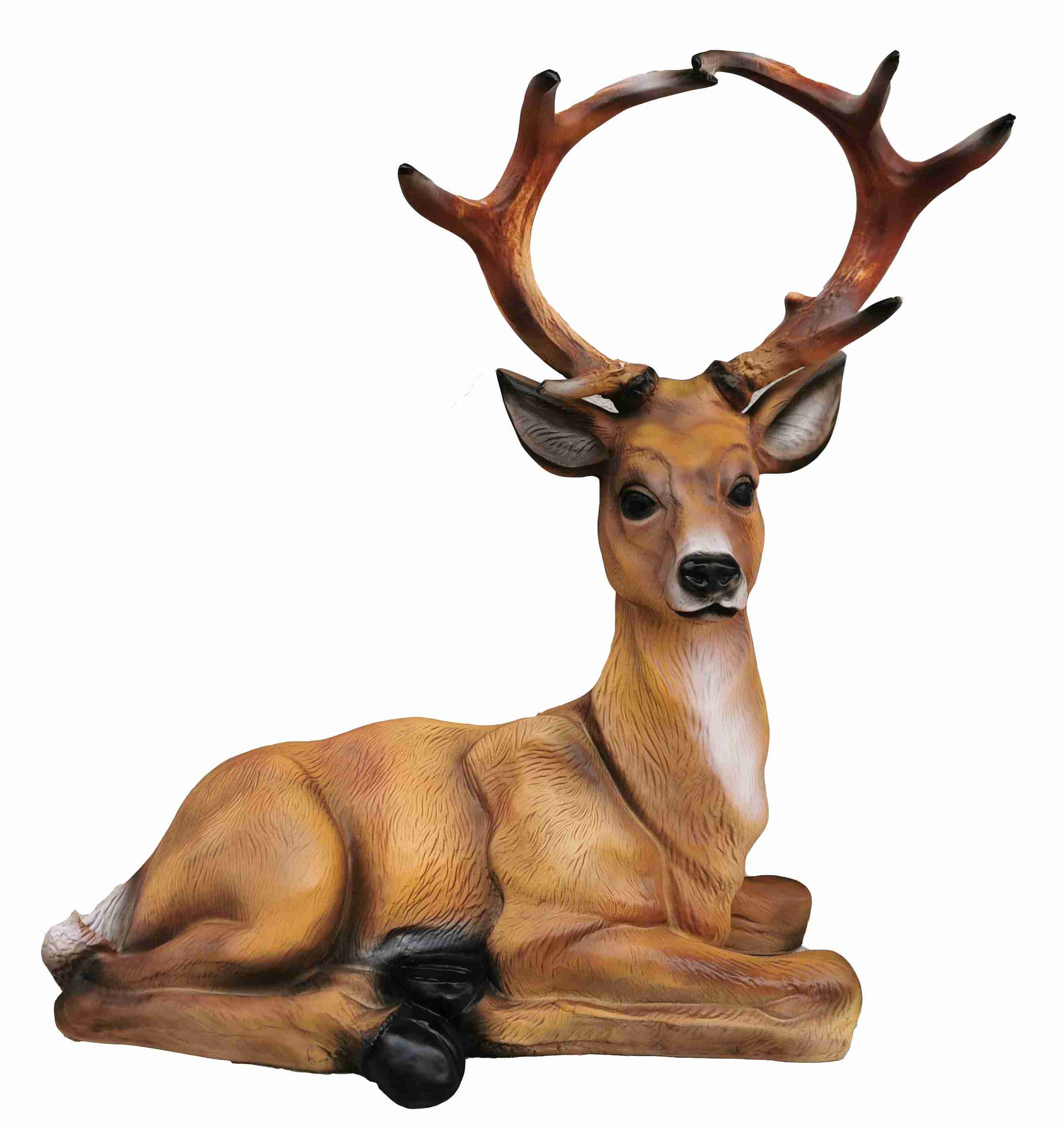 Designer Abstract Figure Figurines Decoration Modern Deer Garden Sculptures New