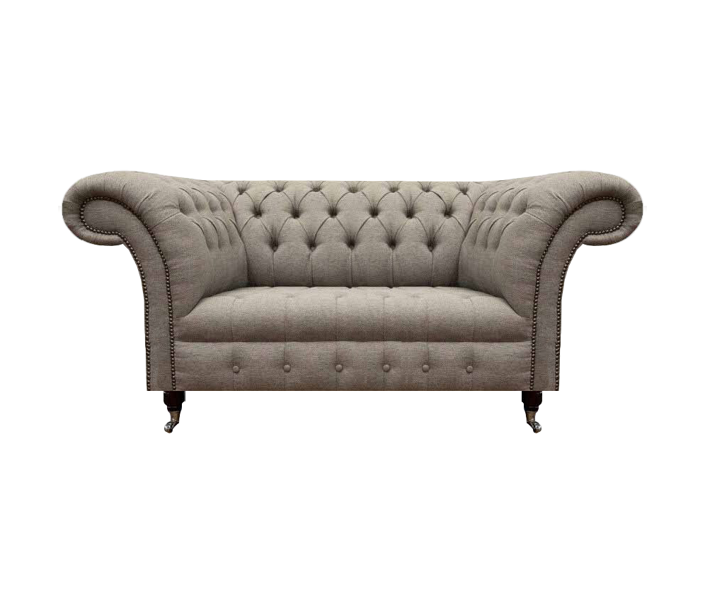 Luxury chesterfield sofa couch two seater living room upholstery textile
