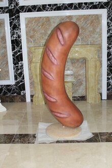 Sculpture sausage 156cm display butcher shop stall restaurant On Stock
