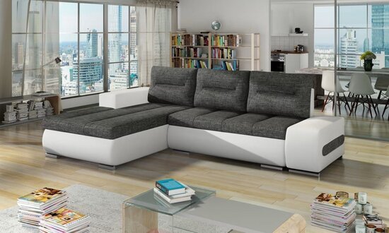 Corner sofa sofa couch corner upholstery seat set fabric sofas sofa bed bed function On Stock