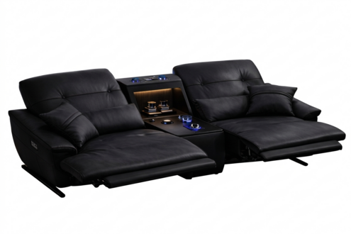 Relax Sofa Multimedia Couch Entertainment Leather Sofa Home Theater Adjustable
