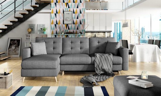 Sofa Bed Sofa Upholstery Living Room Textile Corner Sofa Couch Seat Set Sofas On Stock