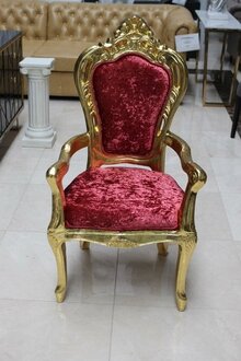 Italian Furniture Wooden Luxury Chair New Armchairs Classic On Stock