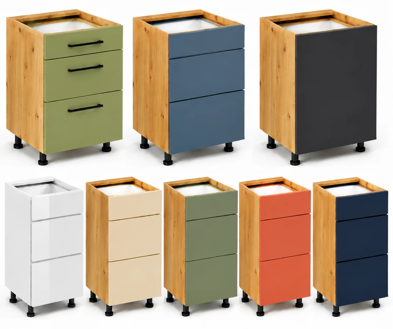 Down table cabinet