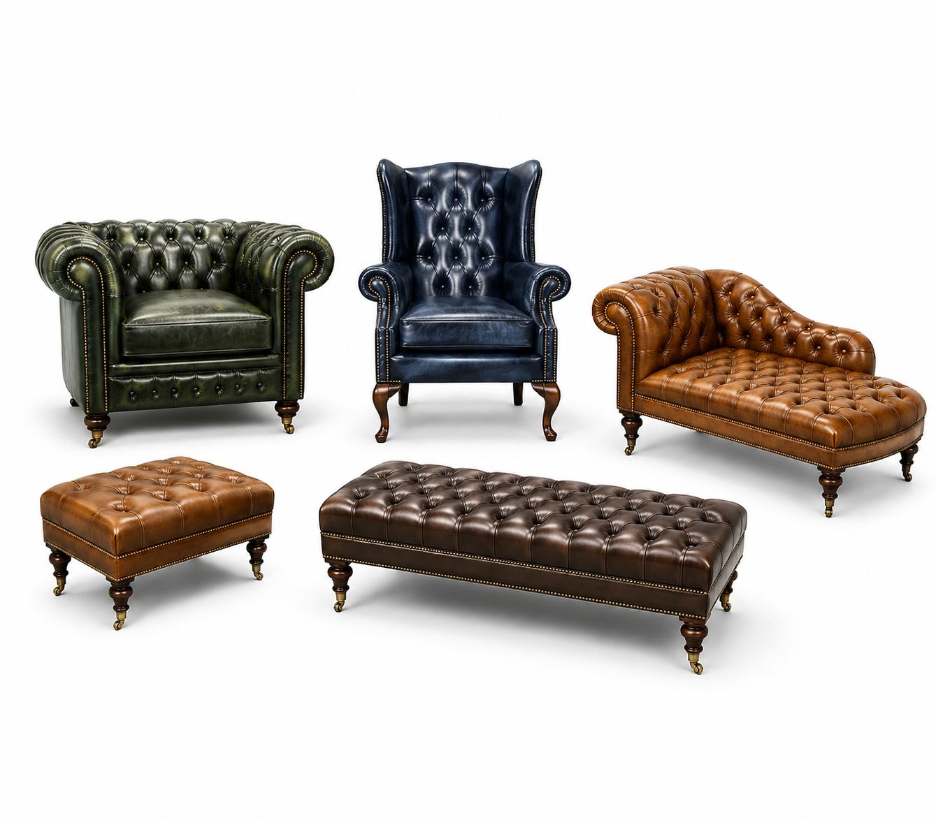 Club / Cocktail Armchair & Chaise Lounge